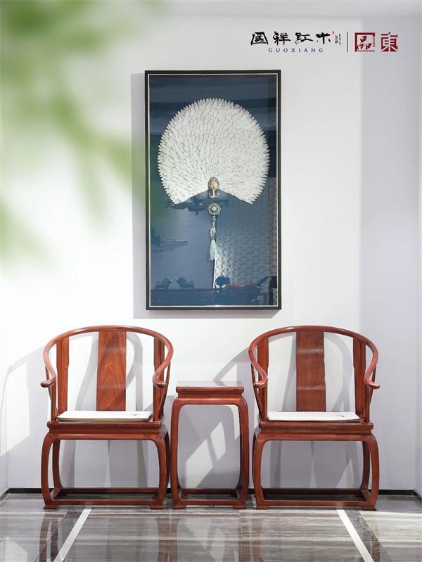 缅甸花梨家具厂家国祥红木 一抹「中国红」安放东方生活美(图6)