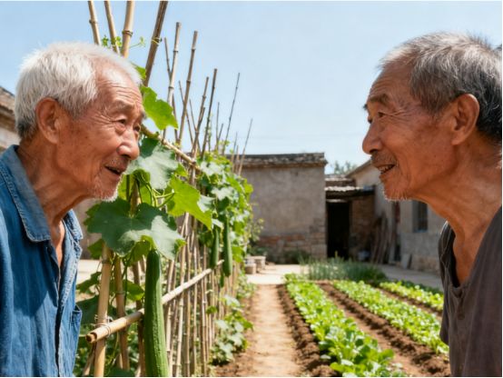 村里最爱吵架的两个老头一个去世后另一个却在他坟前坐了一夜(图1)