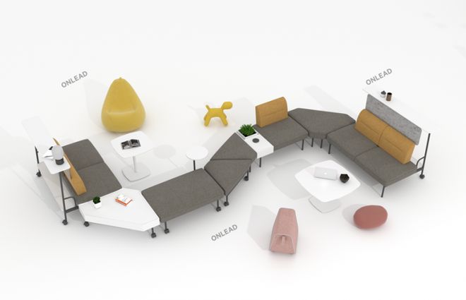 青岛海太欧林办公家具软体系列：办公空间的艺术革命(图1)