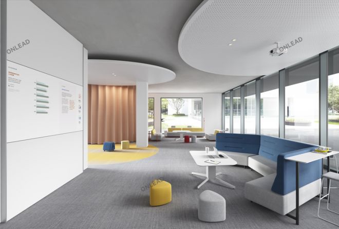 青岛海太欧林办公家具软体系列：办公空间的艺术革命(图3)