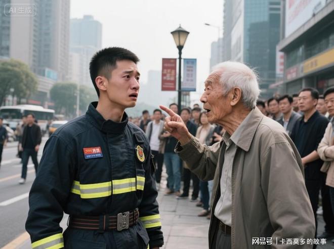 消防员扶起摔倒大爷被要6万写下欠条离开3小时后大爷子女慌了(图2)