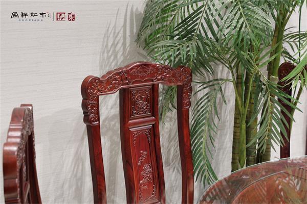 东阳红酸枝家具品牌国祥红木三款经典餐桌解锁您家的核心区美学(图2)