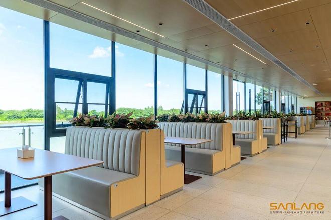 广东三朗家具让全球用上有温度的校企餐厅家具(图2)