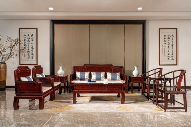 微凹黄檀家具匠心之作：巧夺天工红木的专业之路(图6)