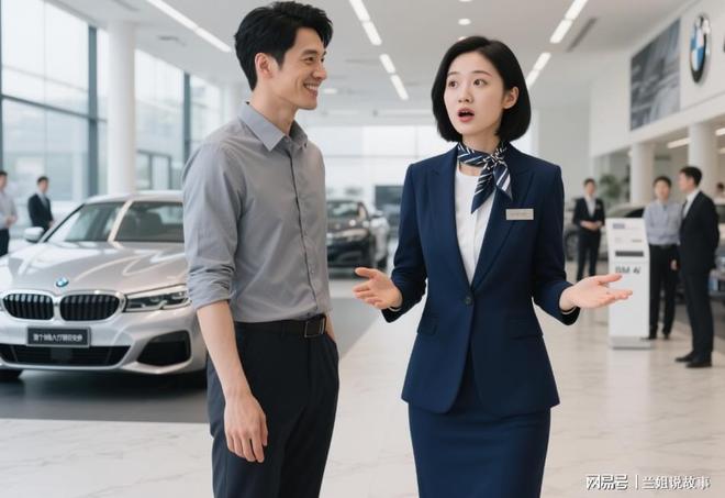 男子试驾宝马30次不买女销售：你下单我就嫁给你男子：我答应(图1)