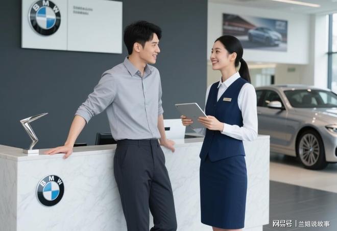男子试驾宝马30次不买女销售：你下单我就嫁给你男子：我答应(图2)